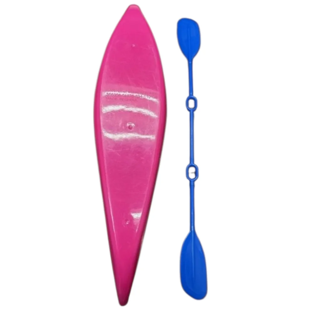 Barbie Water Kayak Sports Pink & Blue Set Rows and Life Jacket Girls Accessories